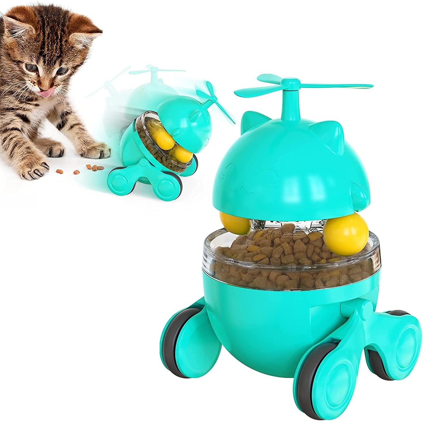 Jouet distributeur de friandises pour chat